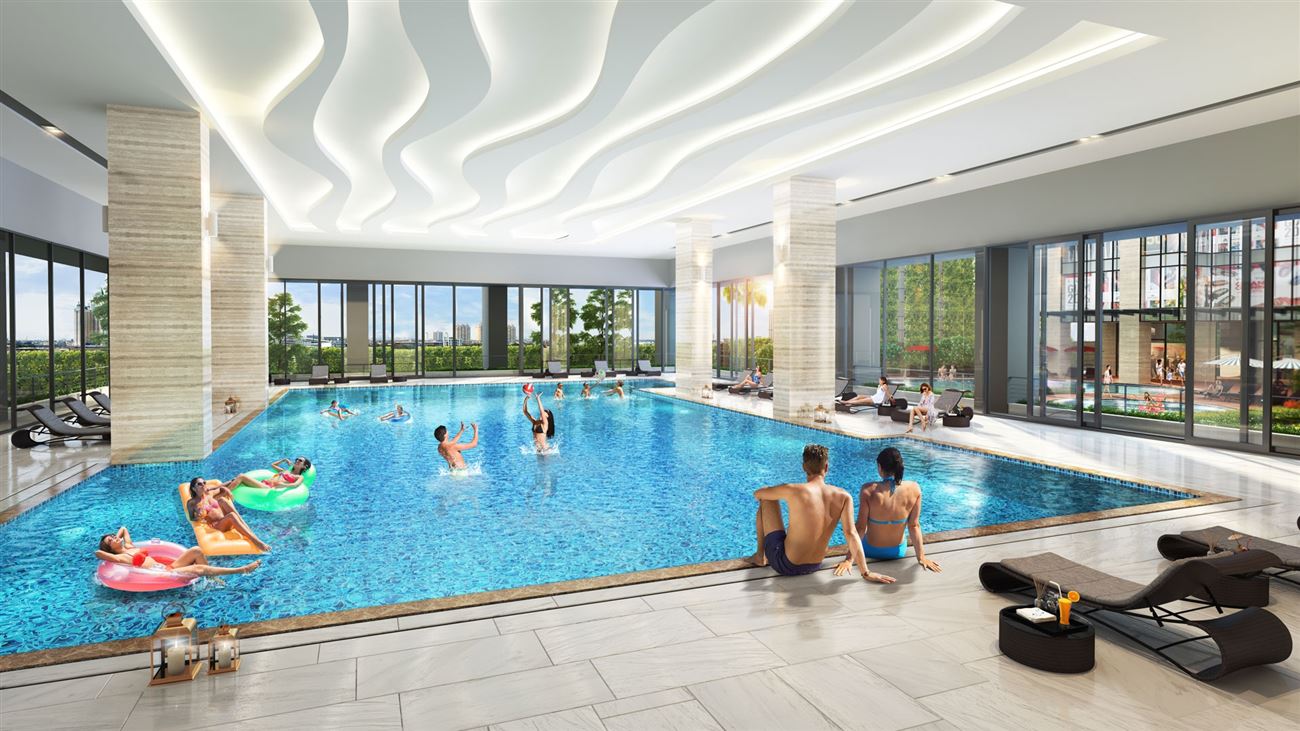 Bể bơi kết nối với thịnh vượng