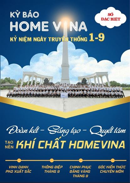 KỲ BÁO HOMEVINA SỐ ĐẶC BIỆT MỪNG NGÀY TRUYỀN THỐNG TẬP ĐOÀN 1/9