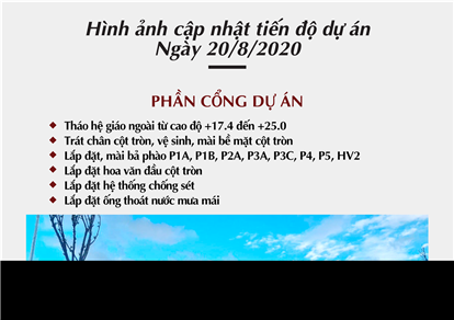 Tiến độ dự án Danko City Thái Nguyên - Ngày 20/8/2020