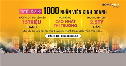 HOMEVINA GROUP TUYỂN DỤNG NĂM 2022