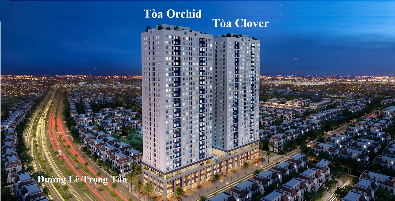 Tòa Orchid và Tòa Clover