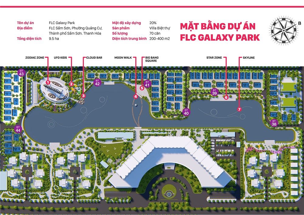 Mặt bằng Galaxy Park