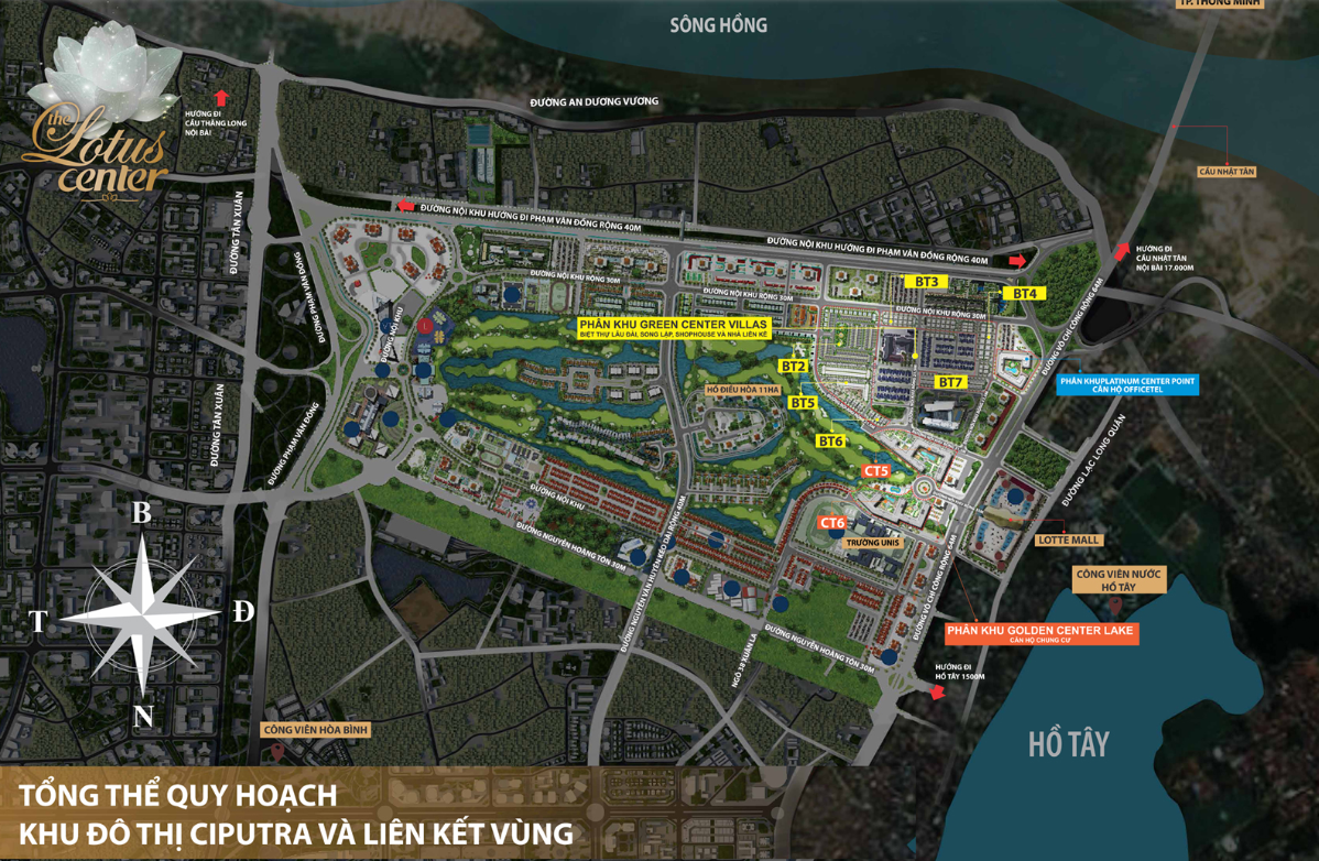 Tổng thể quy hoạch và liên kết vùng