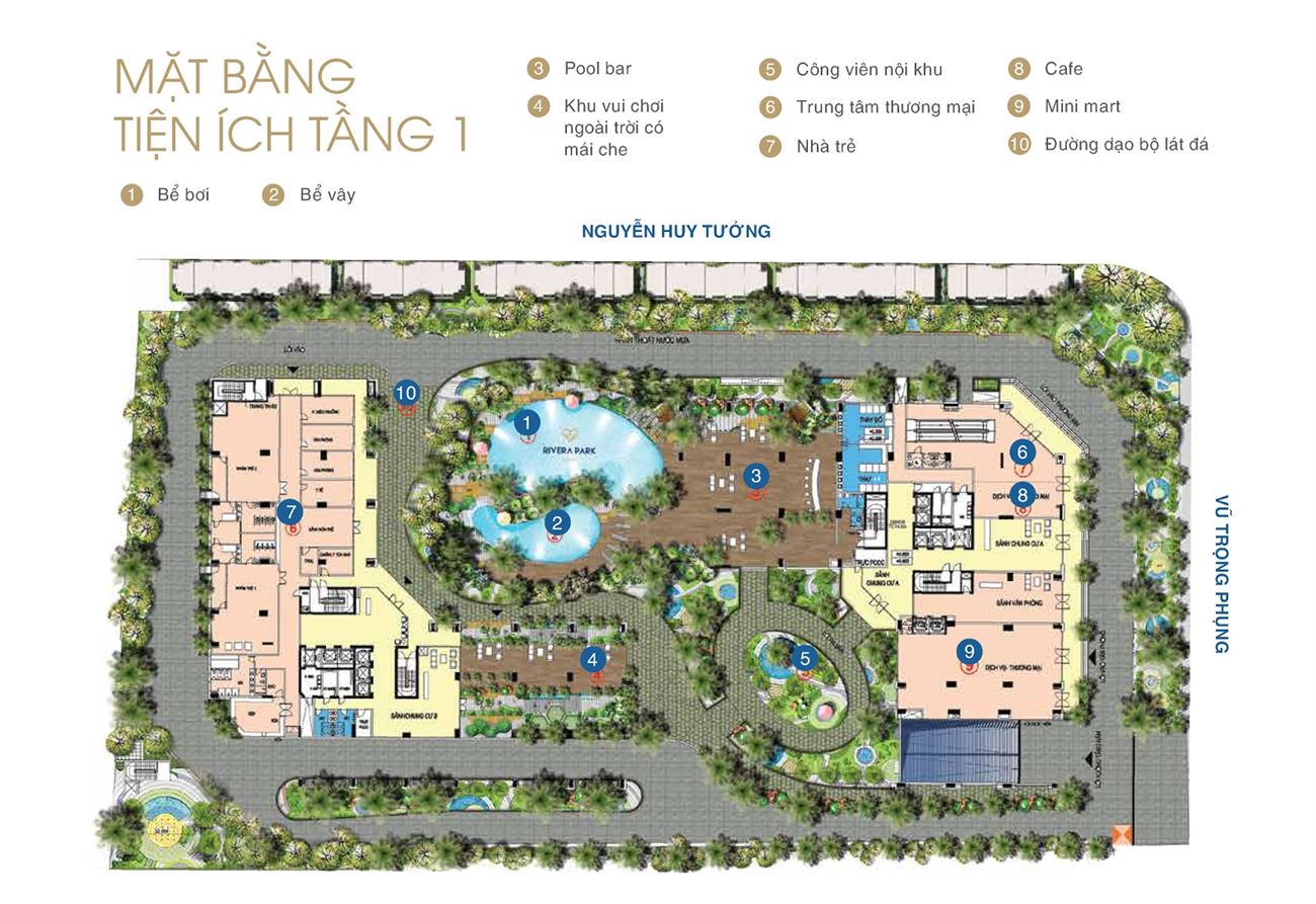 Mặt bằng tiện ích tầng 4