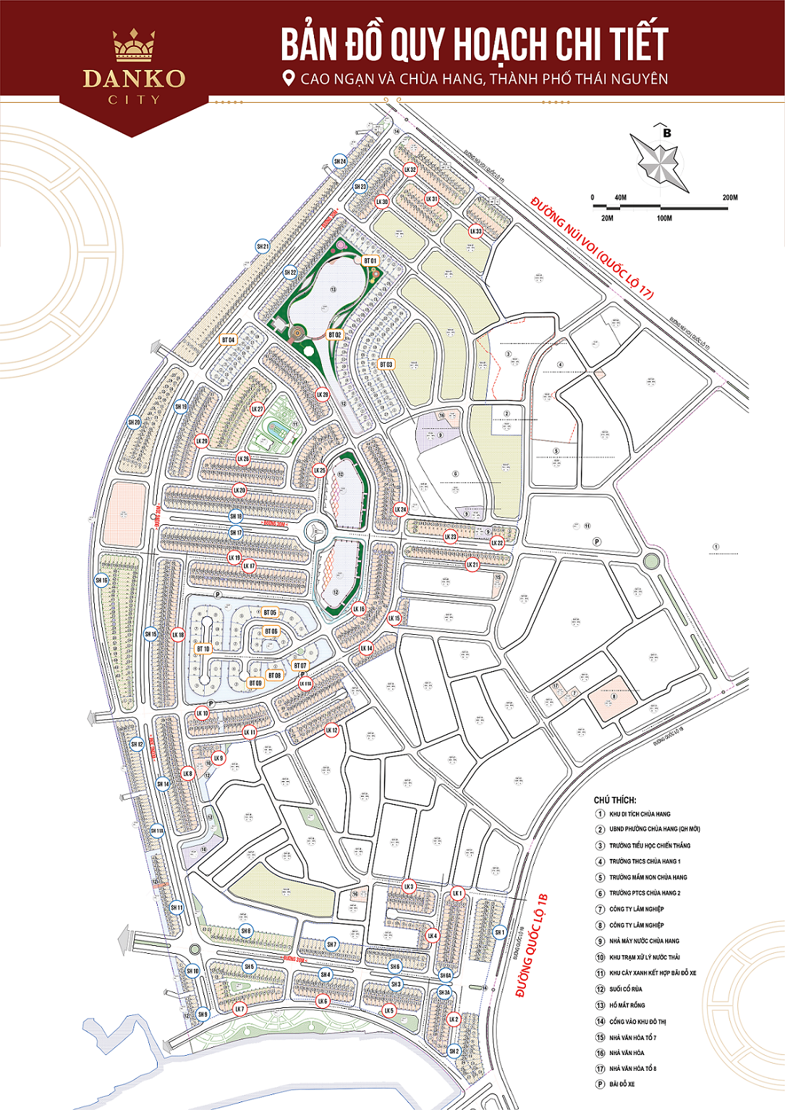 Mặt bằng của dự án
